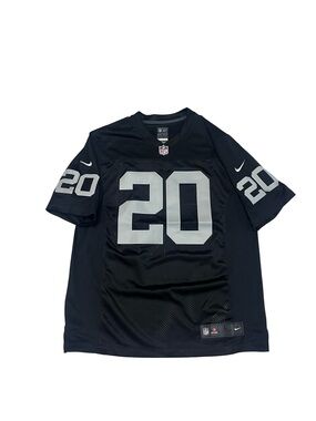Nike Oakland Raiders McFadden #20 On Field Black Jersey Mesh Sz L NFL Football